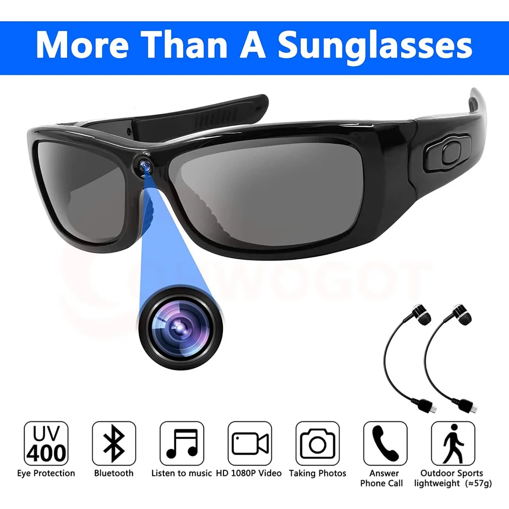 Bluetooth Video Camera Glasses
