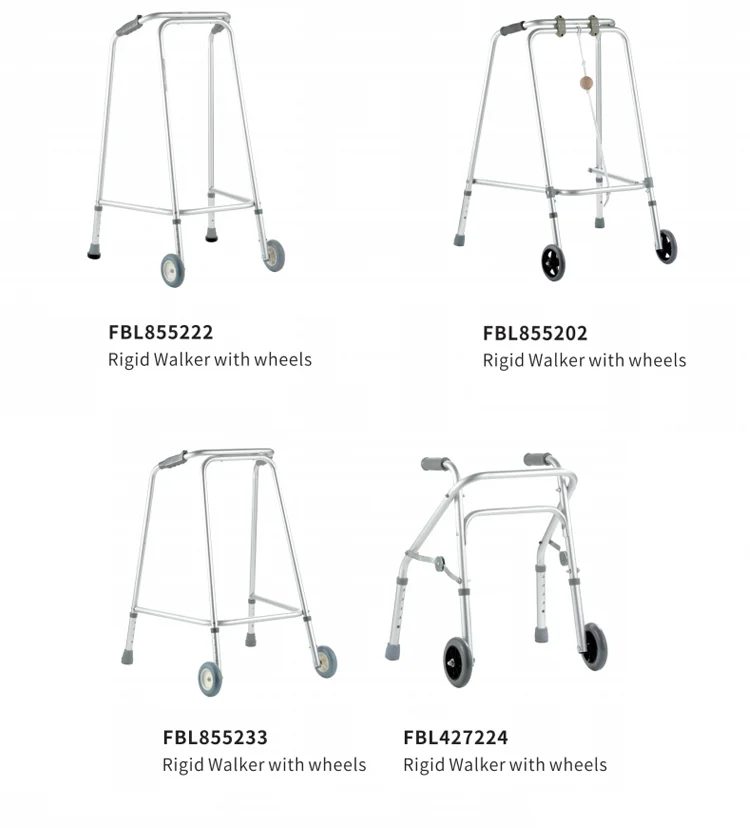 Bliss Medical Aluminium Mobility Foldable Walker with Forearm Platform Walking Frame for Disabled Stand Up Walkers 5