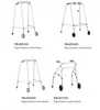 Bliss Medical Aluminium Mobility Foldable Walker with Forearm Platform Walking Frame for Disabled Stand Up Walkers 5