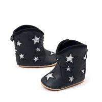 Baby Short Boots Five Pointed Star Design Spring & Autumn Anti Slip Casual Shoes for Baby Girl Boy Indoor Outdoor Walking Shoes 5