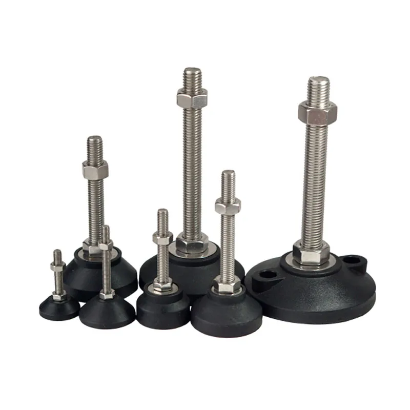 Adjustable Lathe Leg Thread Type Adjustable Levelling Feet Swivel Base Articulating Leveling legs 4Pcs Furniture Glide Pad furniture gliders furniture leg pads furniture foot pads furniture leg caps rubber furniture feet pads furniture feet levelers furniture feet furniture foot protector