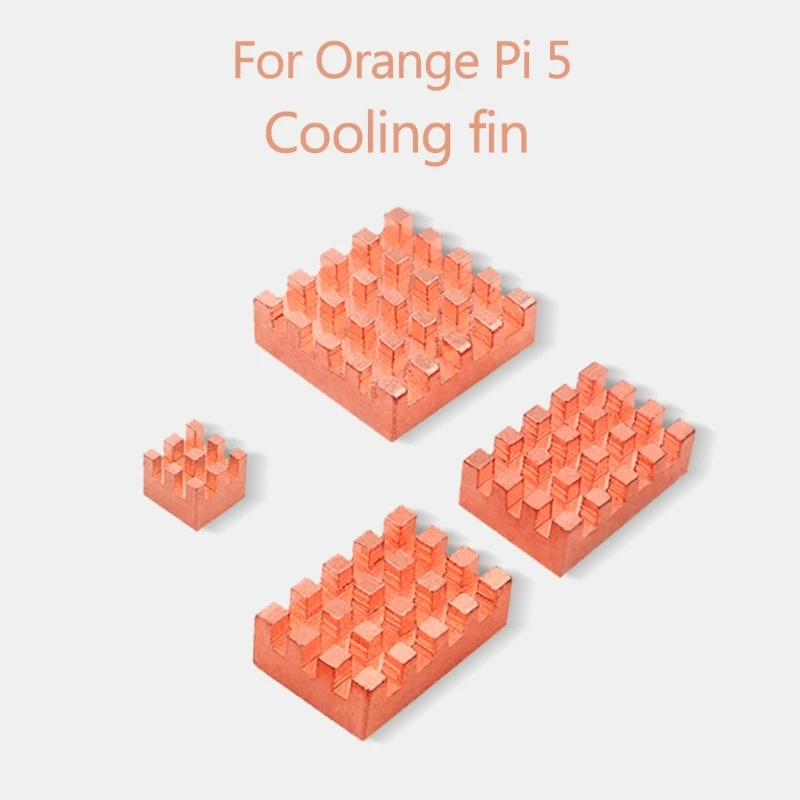 

Heat Sink for Orange Pi 5 Heatsinks Radiator Copper /Aluminum Cooler Pads 4PCS