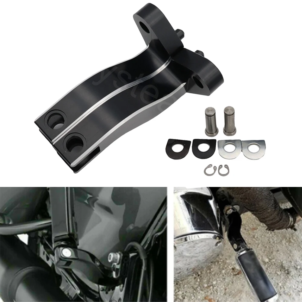 

Rear Foot Rest Pegs Mount Bracket Passenger Footrest Mounting Kits For Harley Touring 1993-2016 Street Electra Glide Road King