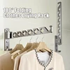 180° Adjustable Clothes Drying Hanger Wall Mounted Aluminum Alloy Clothes Stand Foldable Space Saving Organizer Rack 1