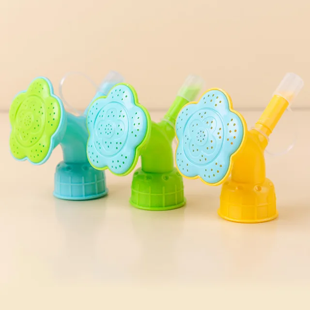 2 -Ből Öntő Fúvóka Fej Kertész Növényi Öntőszerszám Palack Sapka Sprinkler Kettős Fejvíz Kannák Kerti Szerszám - Image 4