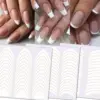 French Manicure Nail Art Designs Stickers, Self-Adhesive Nail Tips Guides for DIY Decoration Stencil Tools 1
