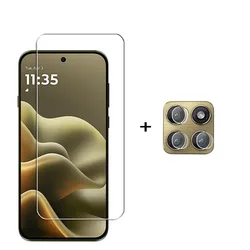 Premium Tempered Glass Screen Protector with HD Clarity for Moto Edge 2026 (1 Glass and 1 Lens)