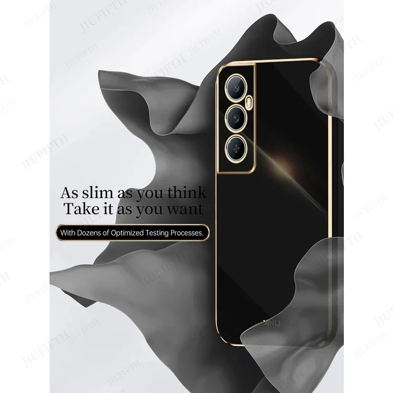 Luxurious Shockproof Soft Silicone Phone Case – Elegant & Durable Back Cover