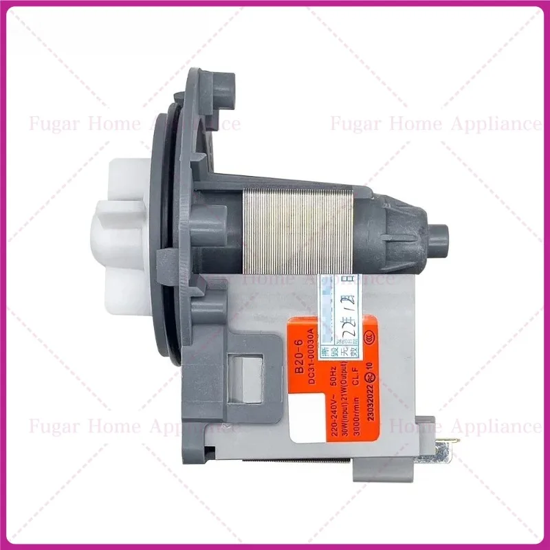 New B20-6 220-240V 50Hz 30W 3000r/min DC31-00030A Drain Pump Motor For Samsung Washing Machine Washer Drainage Parts