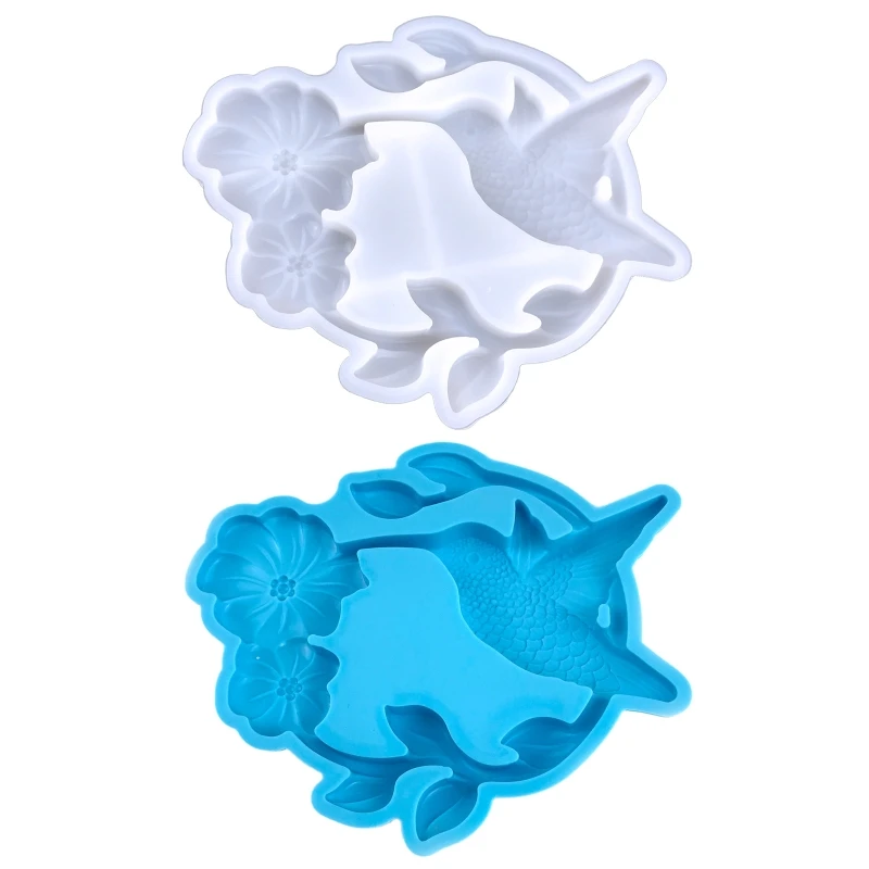 

Wall Hanging Resin Moulds Hummingbird Silicone Moulds Stereo Epoxy Resin Mould for DIY Craft Valentine's Home Decoration