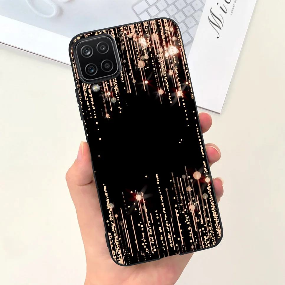 NEW Design For Samsung Galaxy A12 Case Silicone TPU Back Cover For Samsung A12 M12 F12 Galaxy M12 India  Funda Couqe Bumper