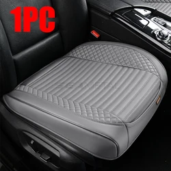 SEAMETAL Premium Thicken PU Leather Car Seat Cushion - Full - Wrap Anti - Scratch Protector Mat (Gray 1pc)