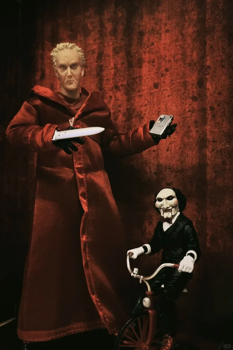  7인치 네카 60612 쏘우 지그소 레드 로브 디럭스 에디션 액션 피규어 컬렉션 장식품 모델 장난감 선물