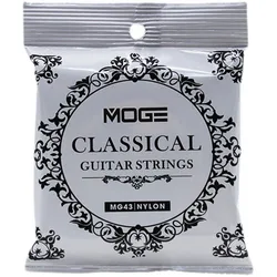 Silver Plated Nylon Classical Guitar Strings - Anti - Rust, Long - Lasting with Warm Tone (Moge classic strings)
