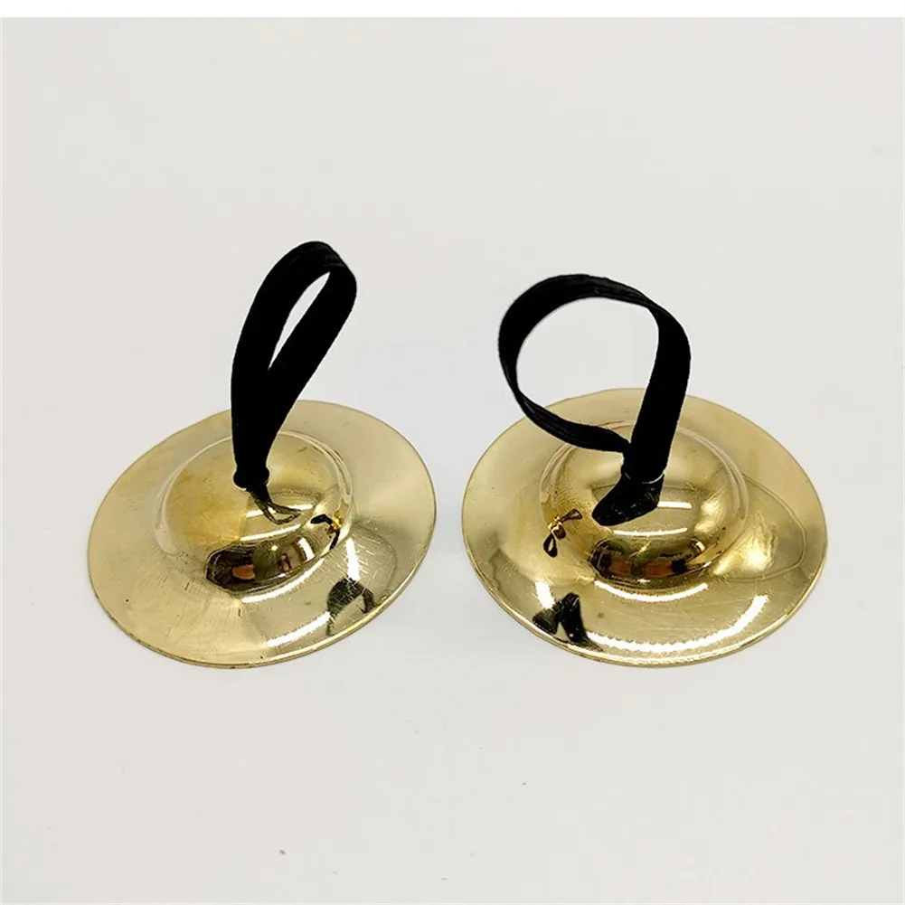 

Instrument Dance Finger Finger Cymbal Gold Kids Metal Parts Percussion Small Toy 1 Pair Education Dancing Props