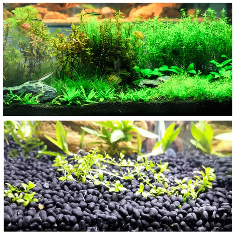 50-200g Aquarium Plant Soil Substrate Aquatic Water Plant Grass Fertility Substrate Soil Gravel For Fish Tank Grass Weed Growth