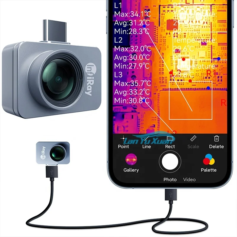 

P2 Pro Multifunctional Type C Android Mobile Imager Smartphone Phone Infrared Thermal Imaging for Sale