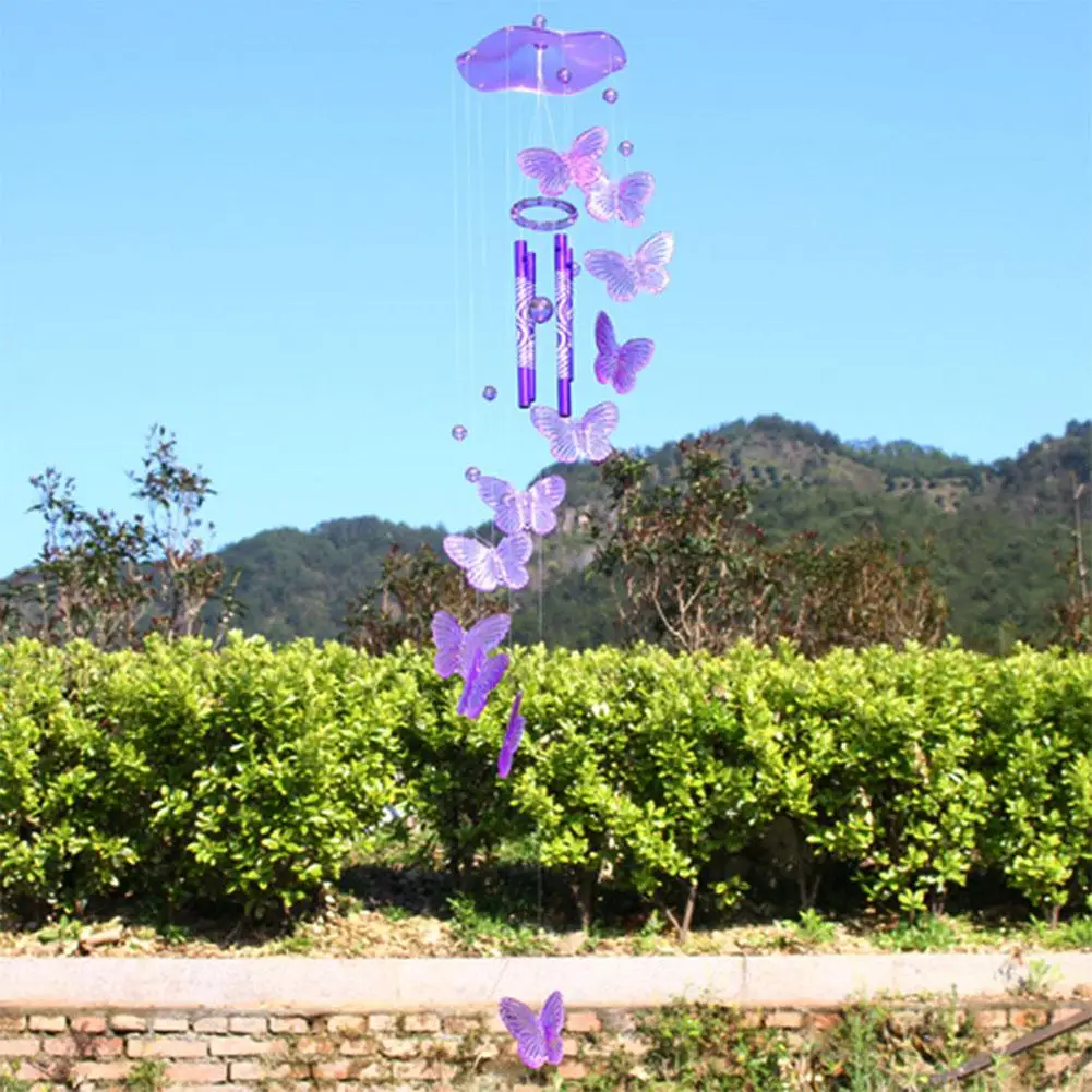 solar street light LED Solar Wind Chime Crystal Ball Hummingbird Wind Chime Light Color Changing Waterproof Hanging Solar Light For Home Garden decorative solar lights Solar Lamps