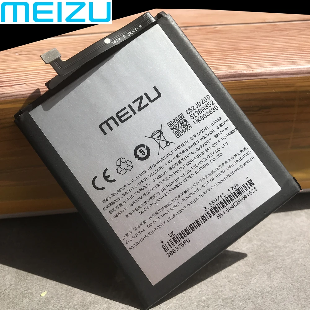 Bateria Original para Meizu x8 Edição Padrão do Telefone Móvel Novo 3210mah Ba852 Alta Qualidade - Image 4