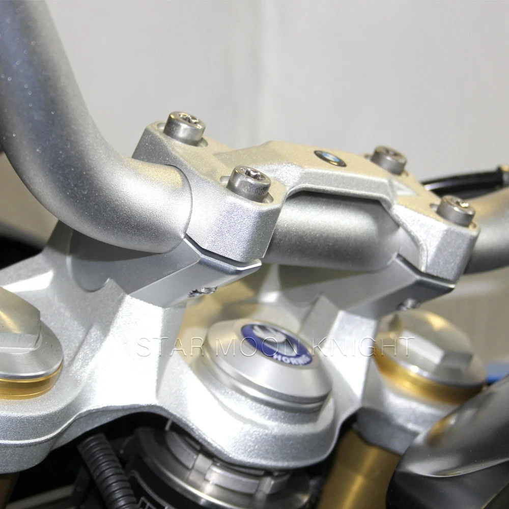 With Offset Riser Clamp Booster For BMW F900GSA 900 GS ADV F 900GS 2024- Motorcycle Handlebar Risers Extension Adapter 5