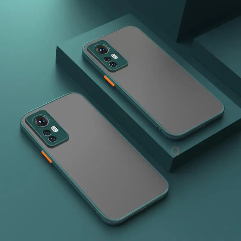 thumbnail image 1 of Funda dura translúcida mate para Xiaomi Mi 12 Lite 12 T Pro 11T 11 11lite 5g Ne, cubierta a prueba de golpes, Xiaomi Mi12, Xiaomi 12 T, 12 lite, 12s, 1 of 4