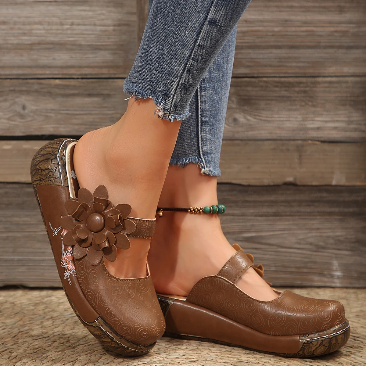 Women Platform Slippers 2024 Summer Women Wedges Sandals Ladies Outdoor Street Beach Slides Girls Flip Flops Shoes Slides Women