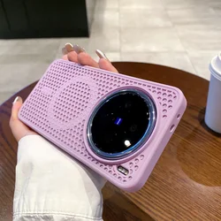 Magnetic Honeycomb Cooling Case with Heat Dissipation and Breathable Design for Vivo X200 (Purple)
