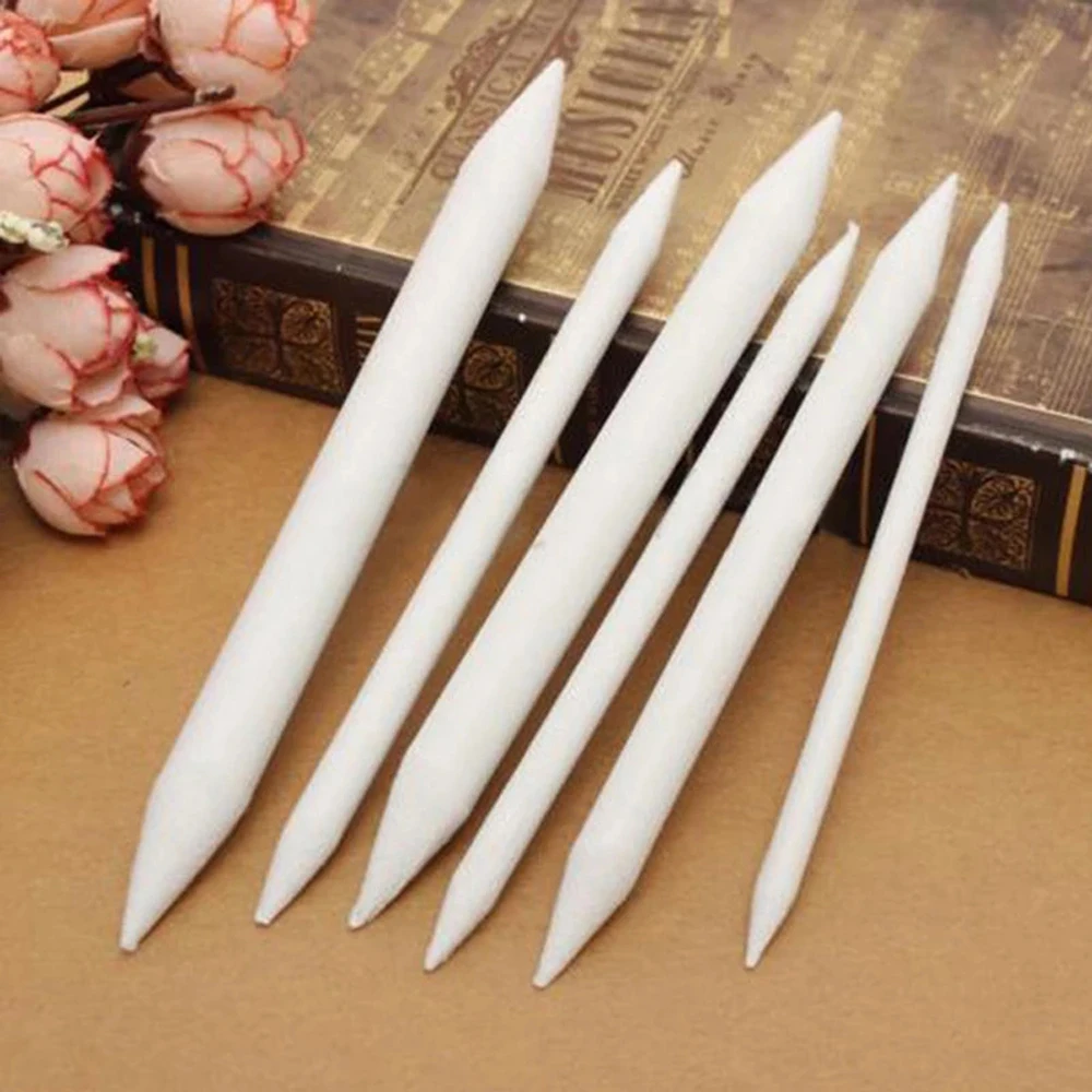 

Drawing Tool Art Supplies Sketch Tortillon Rice Paper Stump Sketching Pencil Blending Stick White Drawing Pen Smudge Stick