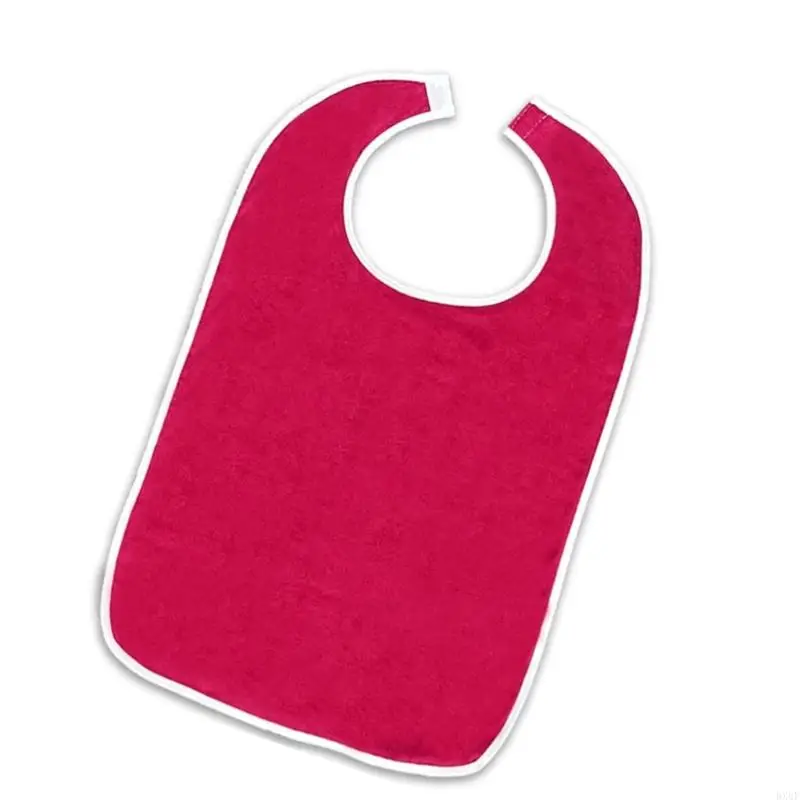 BX0F Comfortable And Washable Bib For Adults Women and Men Large Towel Bibs