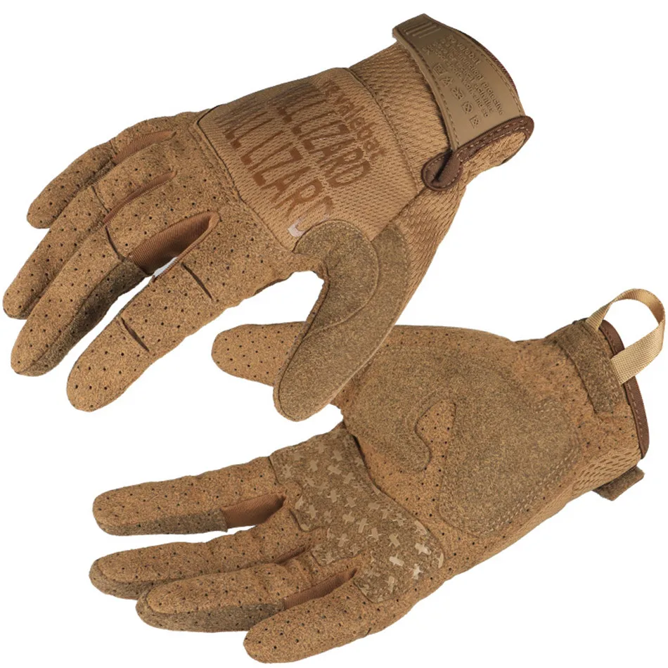 Tactical Gloves Men Airsoft Full Finger Gloves Outdoor Touchable Hiking Cycling Combat Shooting Camouflage Anti-Skid Mittens finger gloves sports gloves tactical gloves