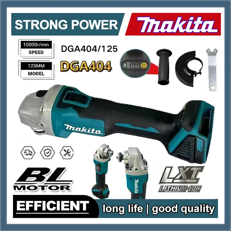 DGA404 Brushless Electric Angle Grinder 125/100mm Lithium Rechargeable High Powe