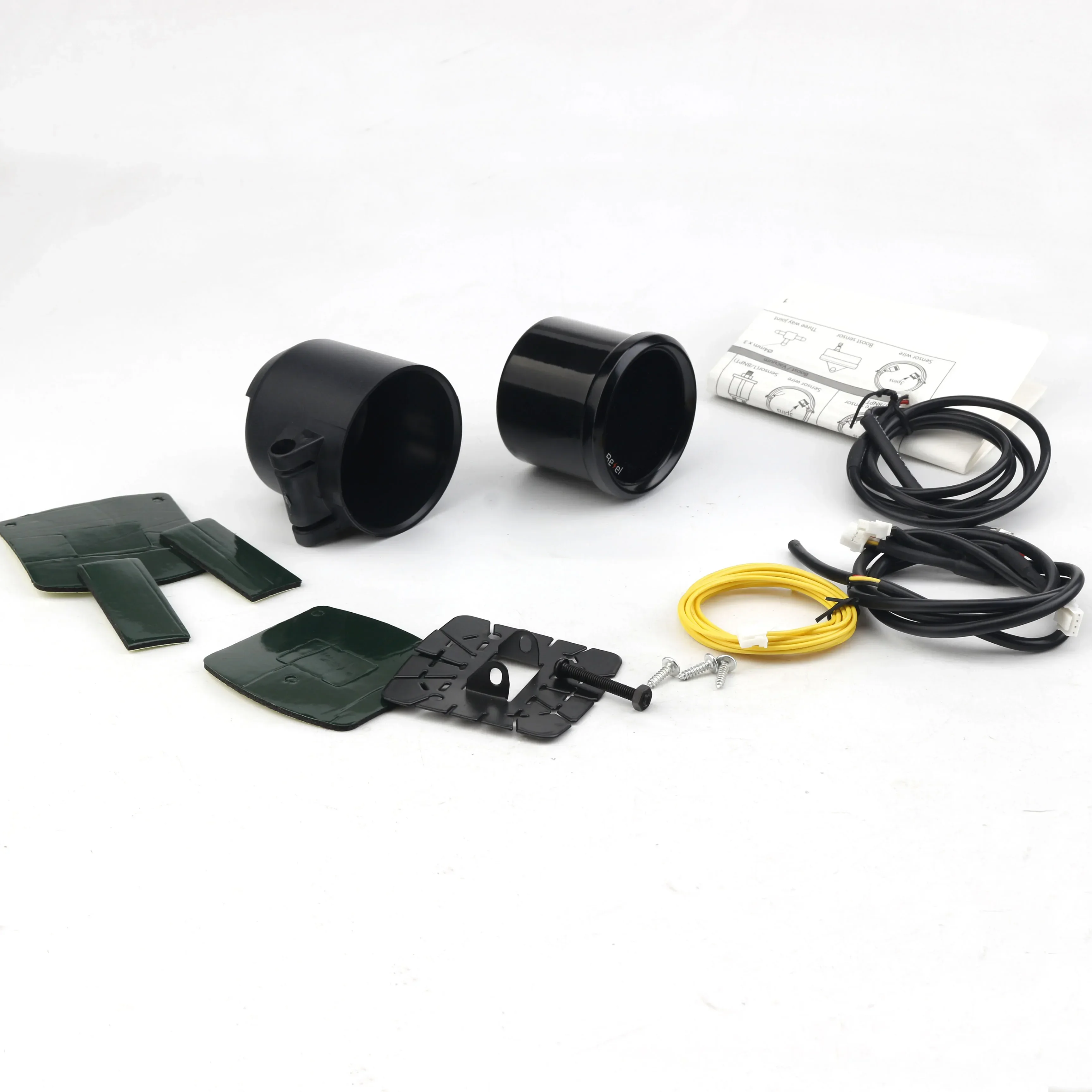 52mm Boost Water temp Oil temp Volt Vacuum Tachometer EGT Air fuel ratio Oil pressure Gauge 10 Color Car Meter 5