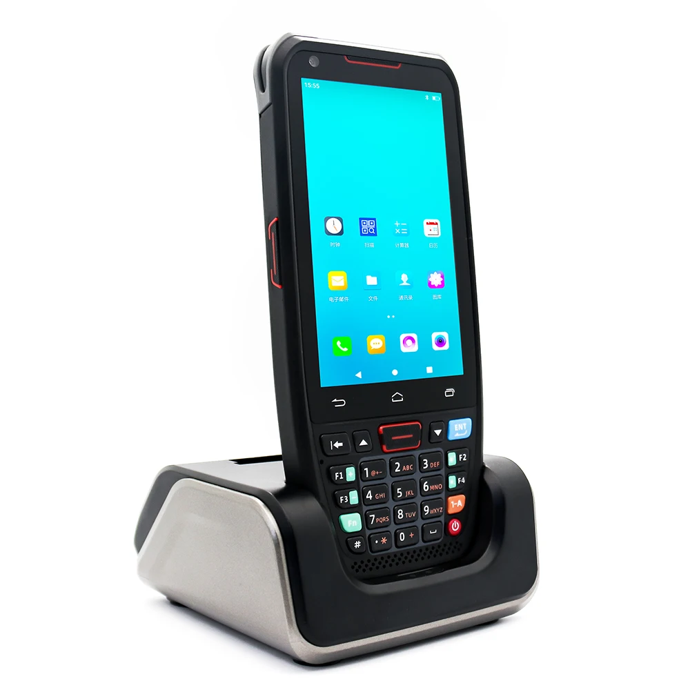 4G Palmare Pda Android 10 Barcode Qr 1D 2D Scanner Con Tastiera Terminale Pos Lettore Nfc Raccoglitore Di Dati Wifi 4G Bluetooth Gps
