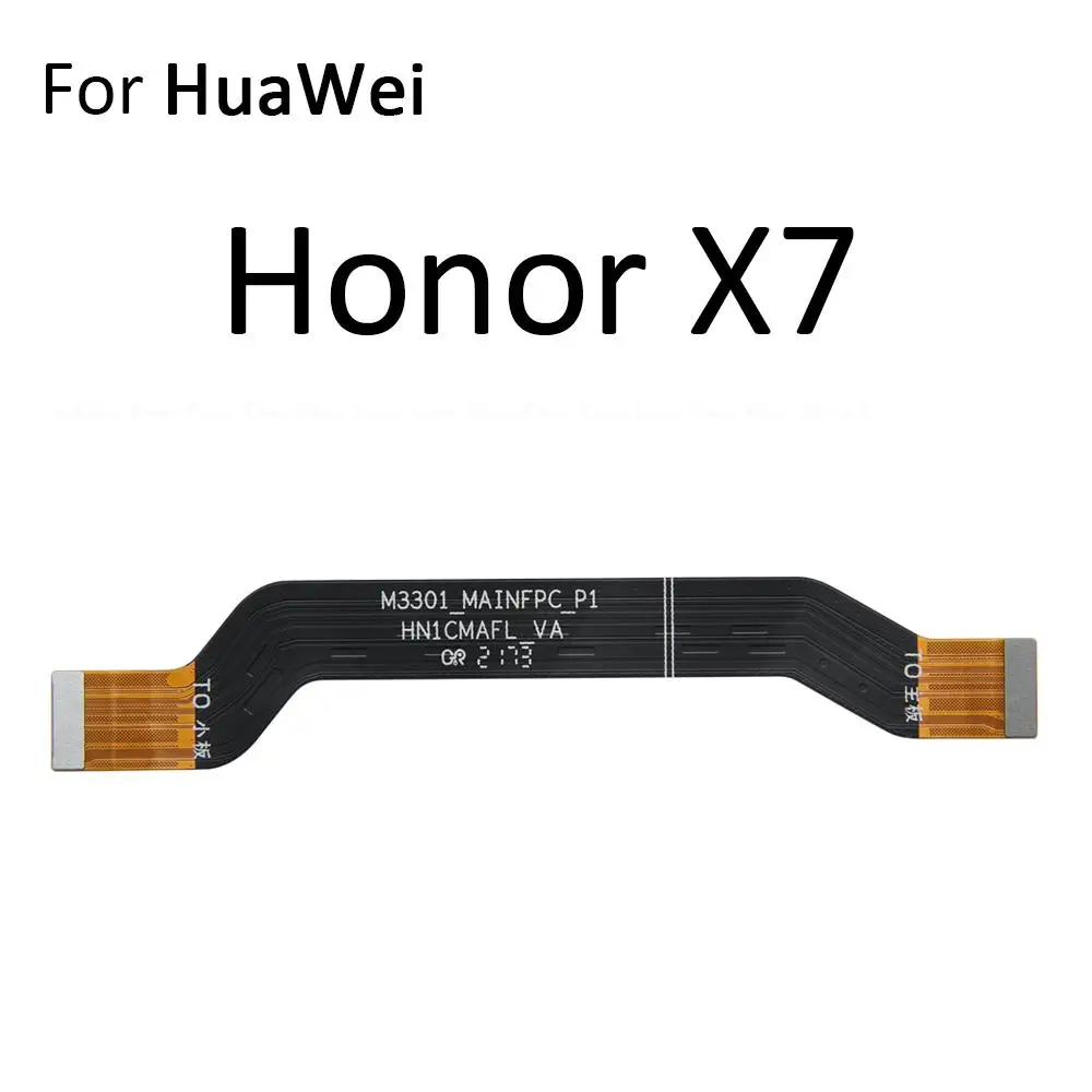 메인보드 마더보드 LCD 디스플레이 커넥터 플렉스 케이블 화웨이 Honor X10 X20 SE X30 Max X30i X40 GT X40i X7 X8 X9 X9a용