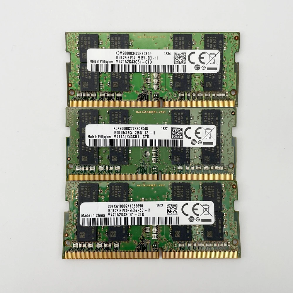 SAMSUNG DDR4 PC4-2666V　16GB　2Rx8