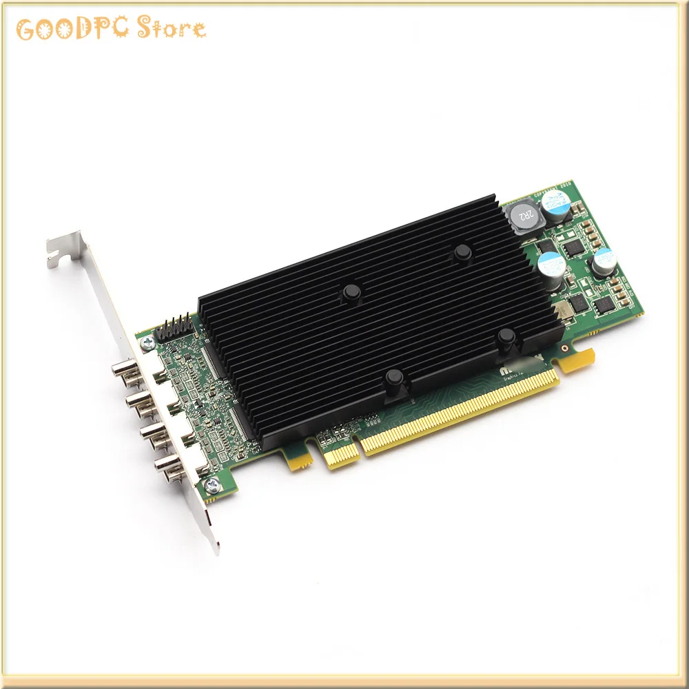 비디오 카드 M9148-E1024LAF 멀티 스크린 접합 카드 Matrox M9148 PCIe 쿼드 포트 그래픽 카드 높은 프로필