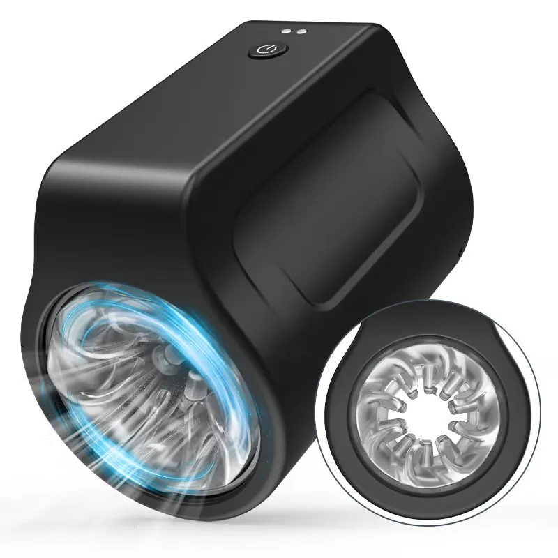Automatic Men Masturbator Realistic Rotating Stroker Waterproof_voghion.com