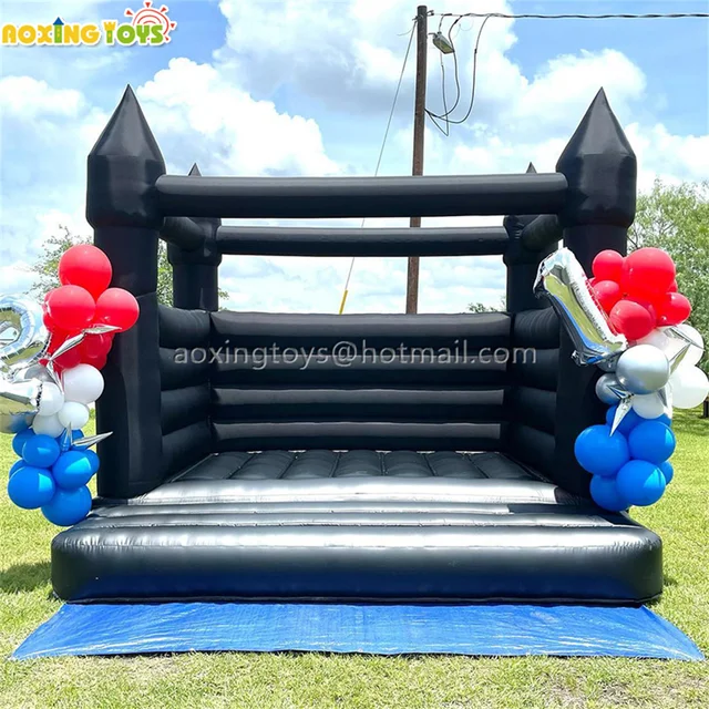 10FT/13FT/16FT Commercial White Wedding Inflatable Bounce House Combo Party Jumpping Bounce Castle With Blower For Kids Adults 2