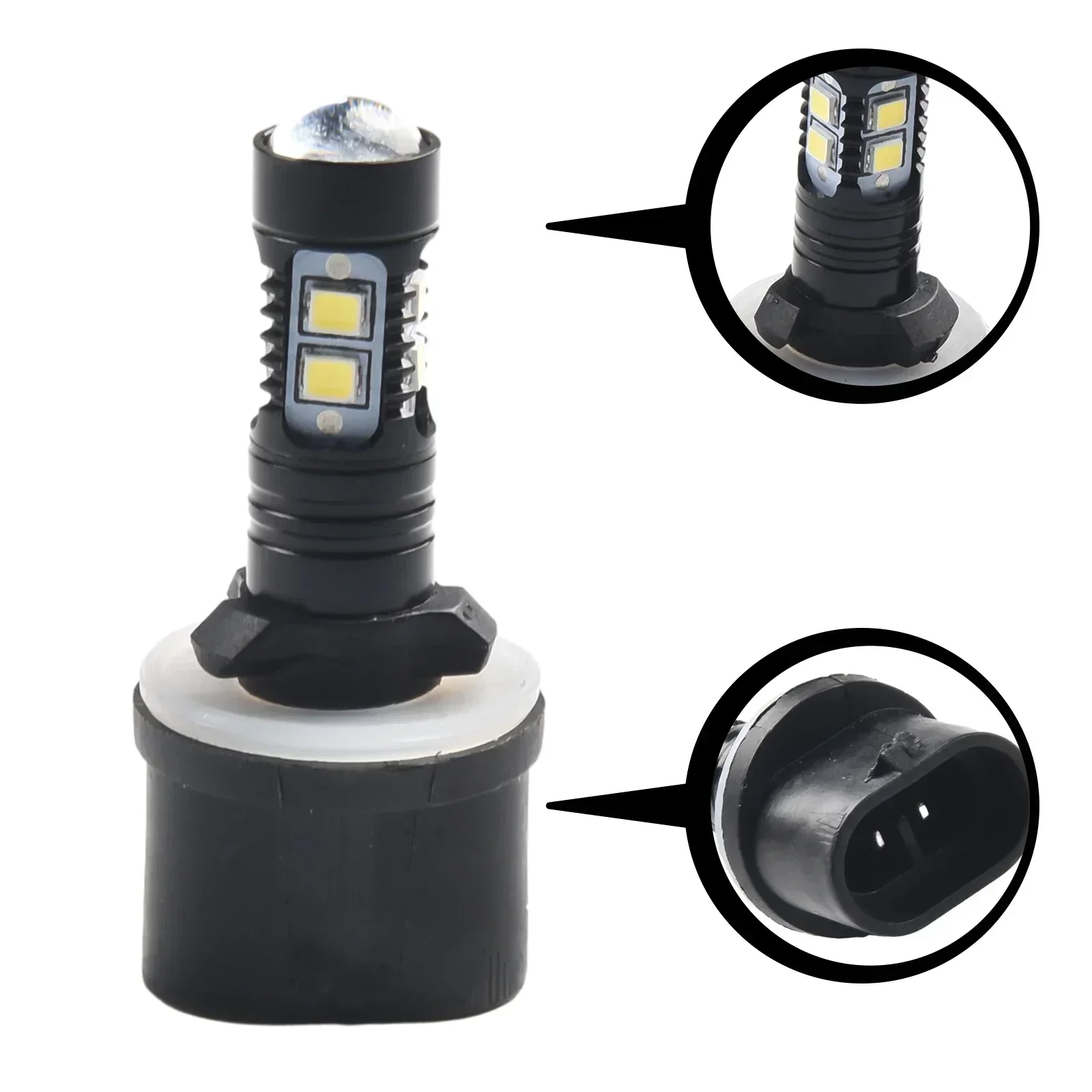 2PCS 880 890 892 893 899 LED Car Fog Light Bulb DRL 6000K White High Power Headlight Bulbs Auto Driving Headlamp Lamps