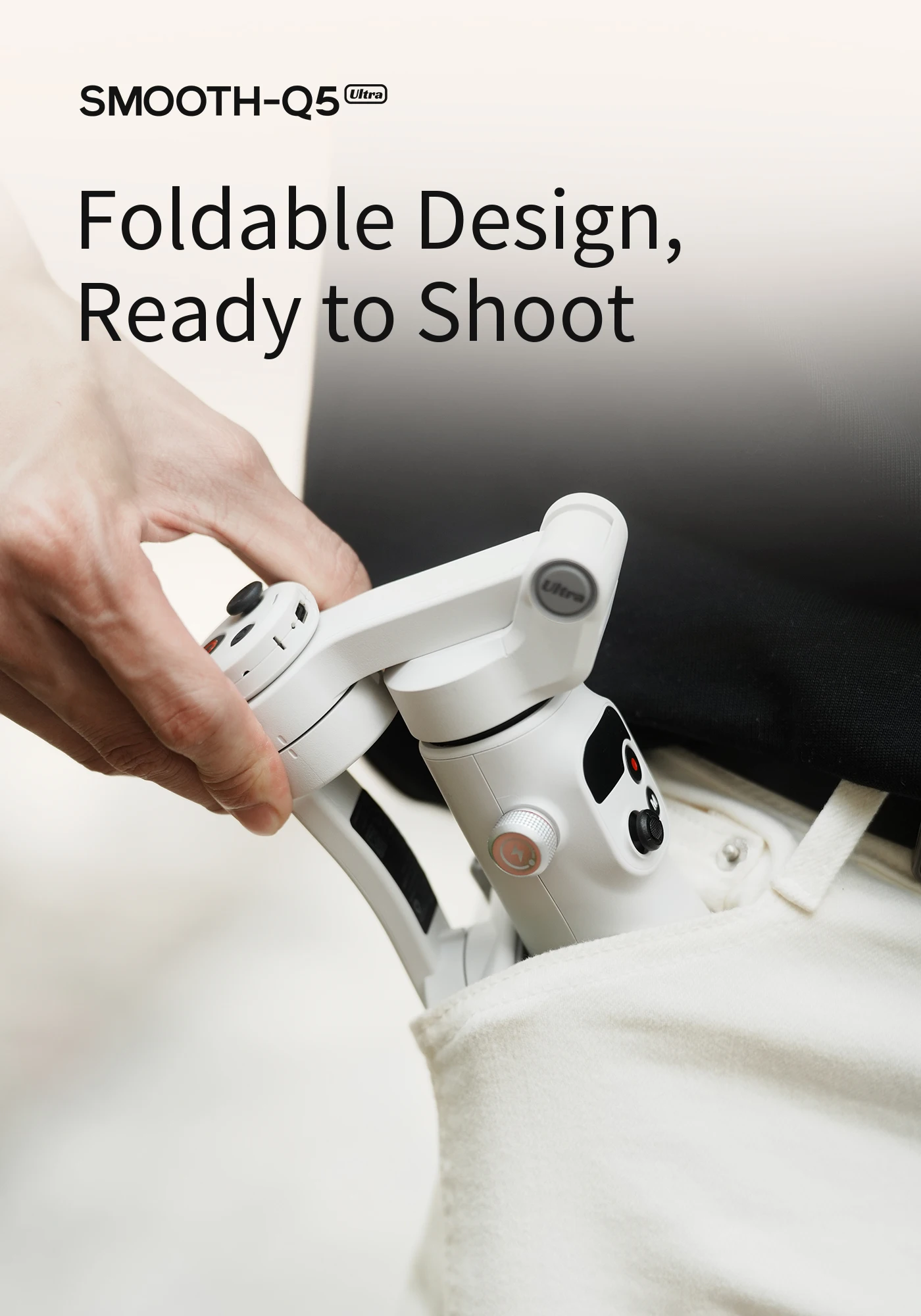 SMOOTH Q5 Ultra All-Round AI Tracking Smartphone Gimbal For Photography,With Tri