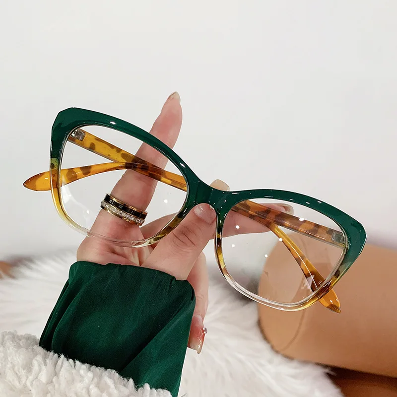 Eyeglasses Frames Classic Retro Women Cat Eye Anti Radiation Blue Light Blocking Protective Eyewear Computer Screen