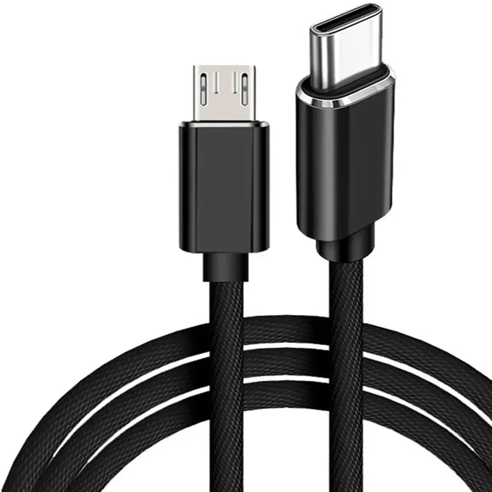 ตัวเลือกสินค้า สายชาร์จ USB Type-C แปลง Micro USB ชาร์จเร็ว 100W