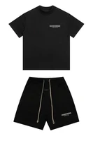 Nouvelle Collection 25SS – Ensemble T-shirt et Short Classique à Double Ligne Imprimée – Mode Streetwear Homme Femme 3