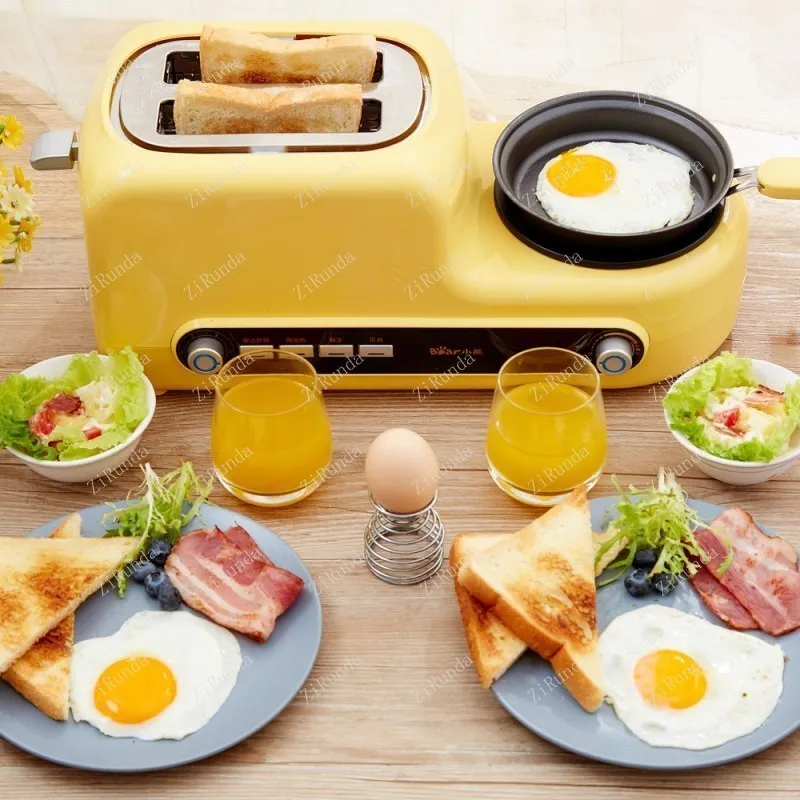 ~Egg Boiler Multi-Function Breakfast Maker Automatic Toaster Toast Steam Eggs Toaster toaster 5