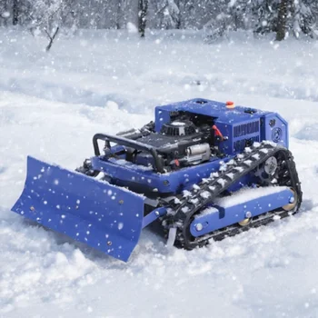 Customized Multi-Function Crawler Lawn Mower Snow Shoveling Special Fully Remote Control Agricultural 1
