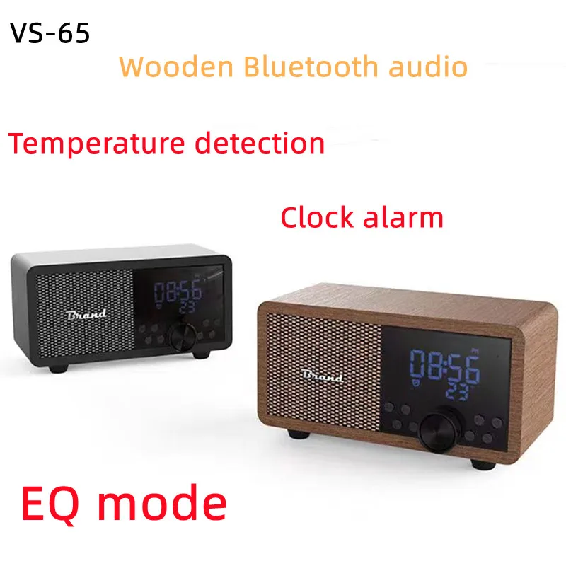 

Bluetooth-Колонка деревянная с сабвуфером, FM-радио, TF-картой и USB