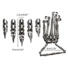 Gothic Punk Skeleton Hand Glove Adjustable Metal Finger Claw for Cosplay 6
