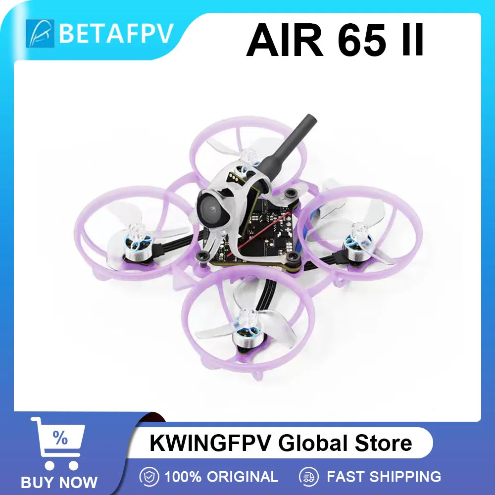 โดรนแข่งขันขนาดเล็ก BETAFPV Air65 II 5IN1 พร้อมกล้อง FPV