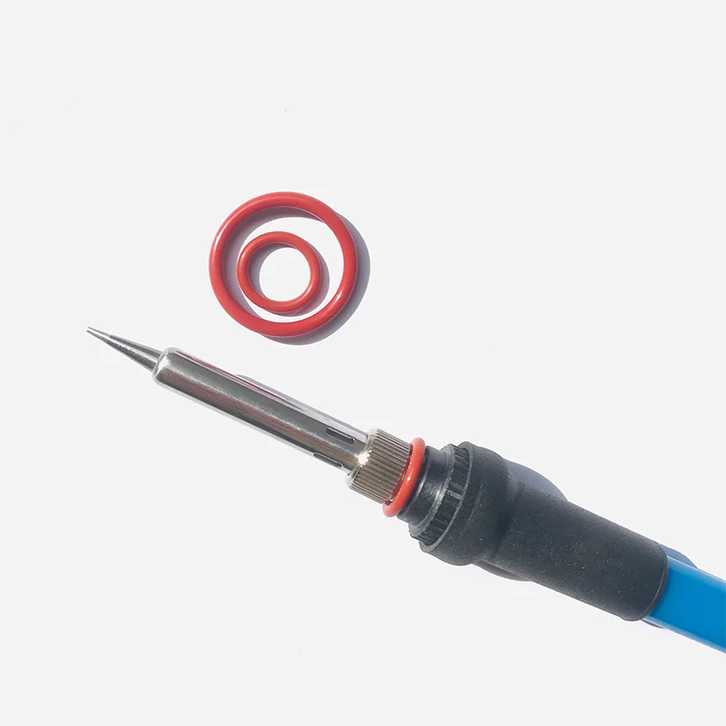 Enhanced Red Silicon O-Ring Seal Gasket Kit - Oil Resistant, High Temperature Washer