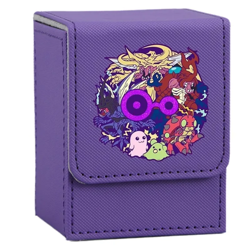 Digimon Adventure Leather Card Case - Anime Toy Figures Collection Storage Box